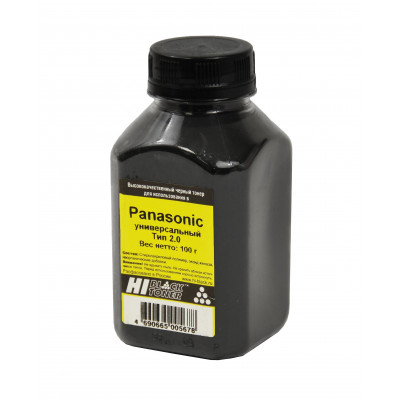 Купить Тонер Универсальный для Panasonic  Тип 2.0, Bk, 100 г, банка Балашиха