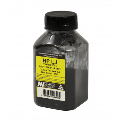 Купить Тонер для HP универсальный, Тип 4.4, Bk, 100 г, банка